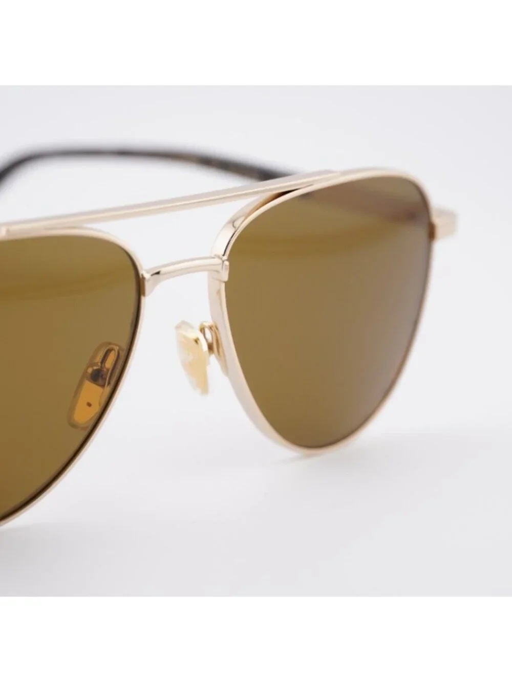 Gucci GG1962S 004 Sunglasses Gold/Havana Aviator Frame, Brown Lenses